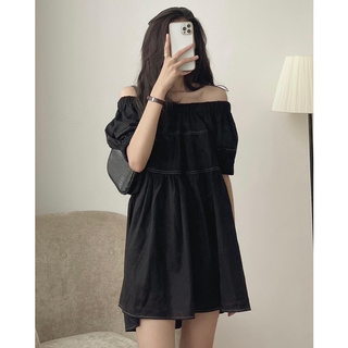 váy babydoll trễ vai 6702