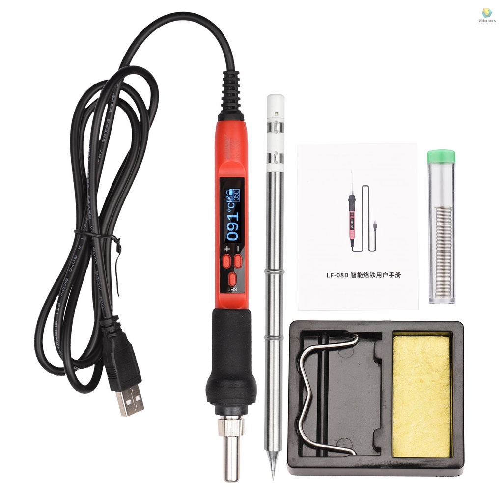 Mỏ Hàn Mini 68W USB Có Thể Điều Chỉnh Nhiệt Độ 200~480°C Bút Hàn Sửa Chữa Và Sửa Chữa Điện Tử