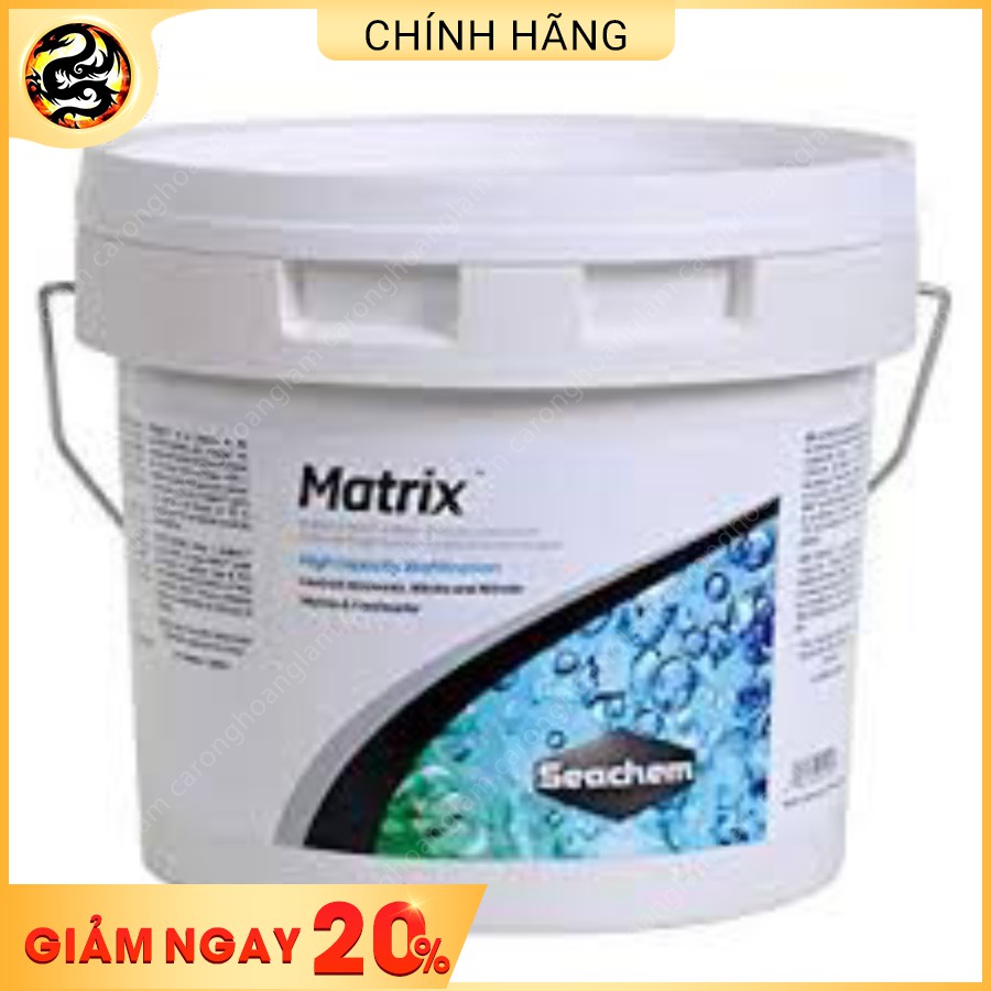 Vật Liệu Lọc Sinh Học Matrix - Thùng 4 Lít, 1 Lít