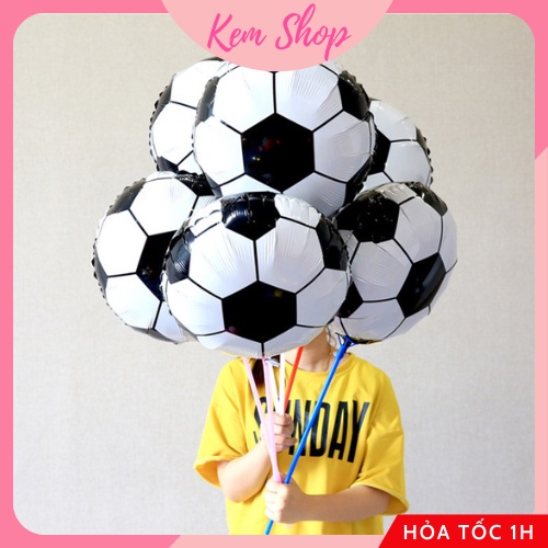 Bóng hình quả bóng đá trang trí sinh nhật cho bé trai, decor chụp ảnh - Kem Shop K147