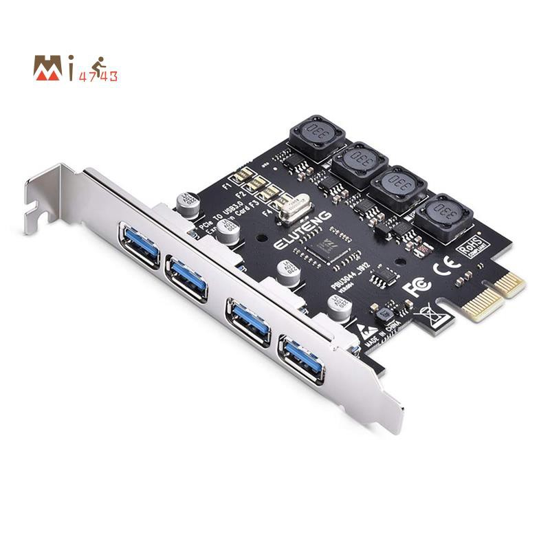 Card Mở Rộng Usb 3.0 Pci-E Sang Usb3.0 Cho Windows 10 / 8.1 / 8 / 7 / Xp | BigBuy360 - bigbuy360.vn