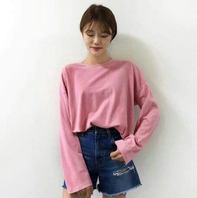 [Rẻ vô địch] Áo thun tay dài trơn unisex | BigBuy360 - bigbuy360.vn