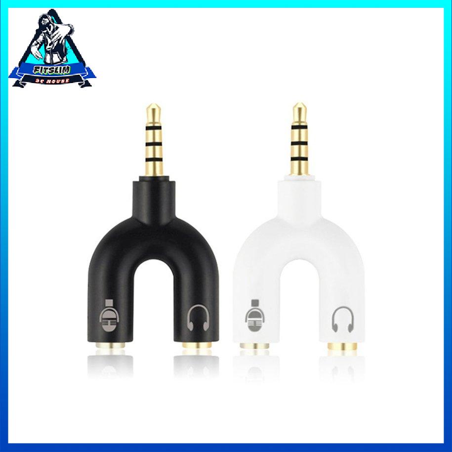 Tai nghe Mic 2 đến 1 Bộ chia cho Tai nghe PS4 cho Bộ điều hợp Xbox One (TRRS) [8/26]