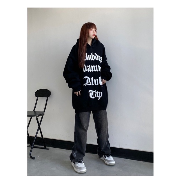 Áo khoác HOODIE CHỮ - Tentenboutique LƯU Ý: KHÔNG TÚI