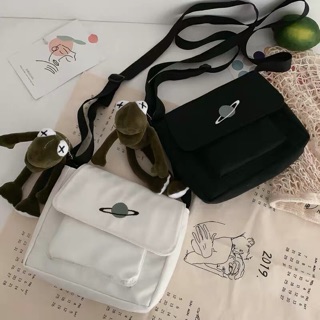 [ ORDER ] Túi vải đeo chéo ulzzang