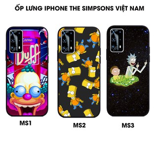 Ốp lưng The Simpsons iPhone 5 5s 6 6s 7 7 plus 8 8plus x xs xs max 11 11 pro 11 12 Mini promax TPU Dẻo Trong P2611A