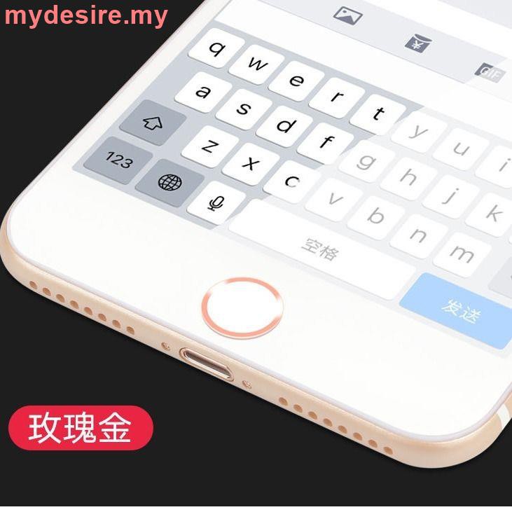 Miếng Dán Phím Bấm Vân Tay Bằng Kim Loại Họa Tiết Hoạt Hình Cho Apple Iphone5ss7plushiphone5s / 6s / 7 / 8plus / 3.24