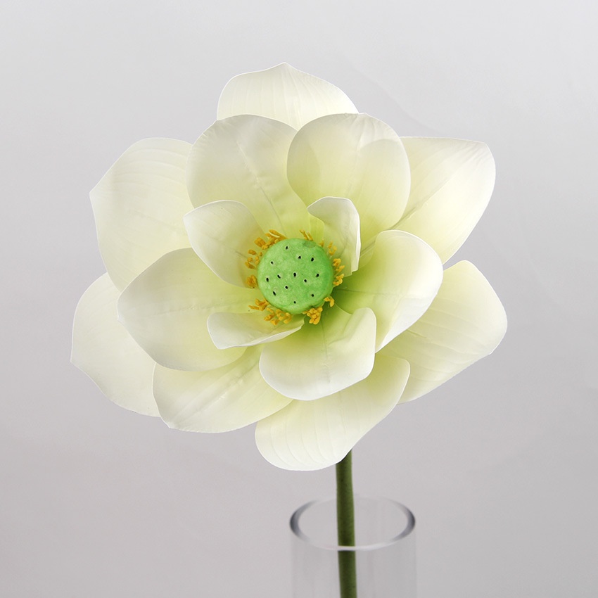 Hoa sen Phật đường- cỡ hoa lớn 20-25-27cm- chất liệu cao su như hoa thật