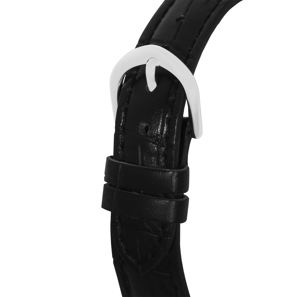 ĐỒNG HỒ NỮ CASIO LTP-V005L-1AUDF Dây da đen - Mặt kim trắng nền đen Huyền bí