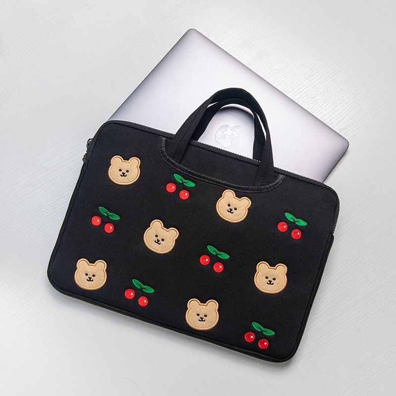 Túi đựng máy tính xách tay Bear Bao da 10 12 13,3 14 15 15,6 inch phụ nữ Chống nước cho Macbook air pro 13 Máy tính xách tay Asus HP