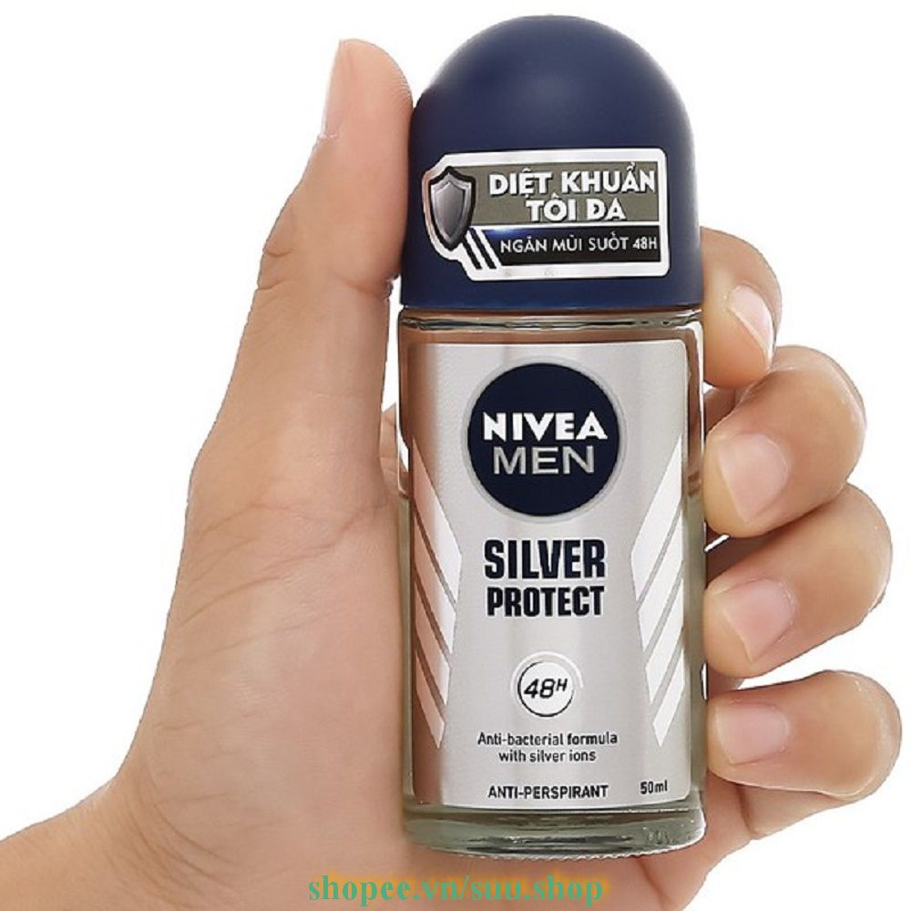 Lăn Khử Mùi Nivea Nam 50ml Phân Tử Bạc suu.shop cam kết 100% chính hãng