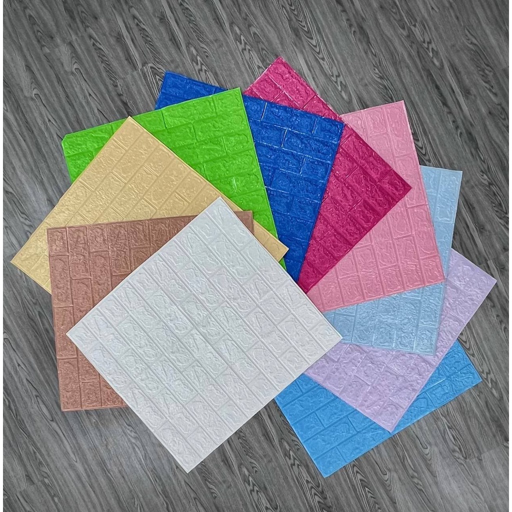 Xốp dán tường giả gạch 3D - Khổ 70x77