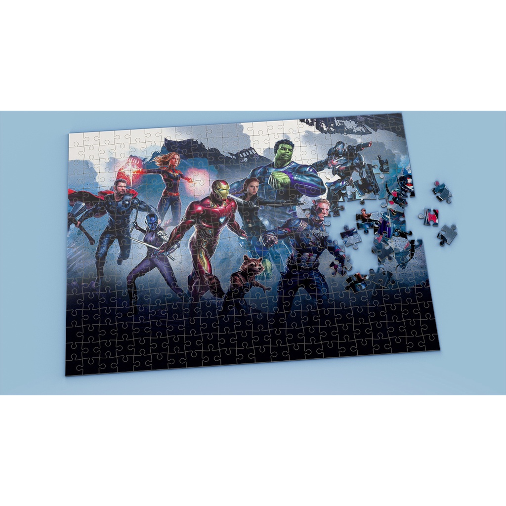 Tranh ghép hình A4, A5 Marvel, xếp hình TONG HOP - Mẫu 4
