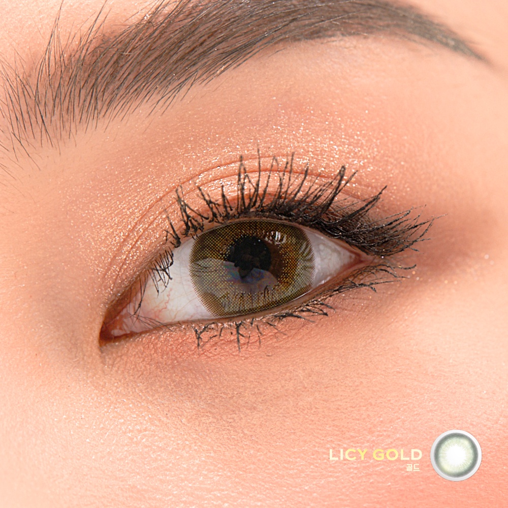 Kính áp tròng DOLL EYES Licy Gold 14,2mm - JERIS Special Collection