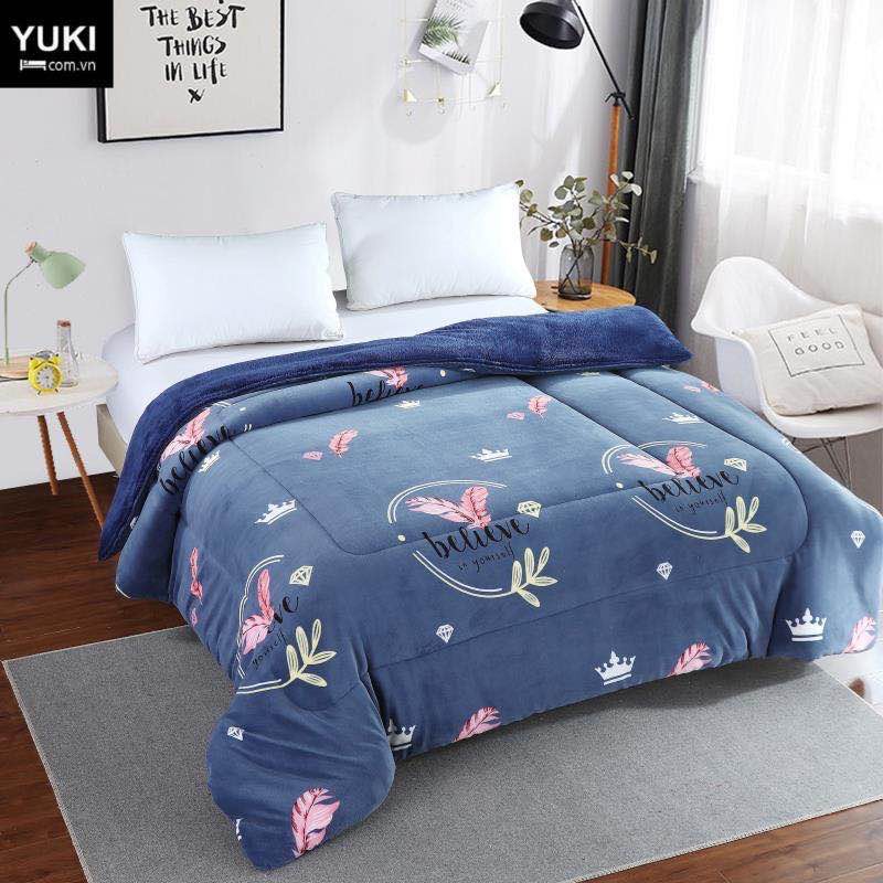 CHĂN LÔNG CỪU YUKI - XUẤT NHẬT (Hàng dày 4kg) [FREESHIP EXTRA LÊN ĐẾN 70K]