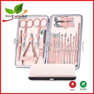 BỘ DỤNG CỤ LÀM MÓNG CẮT MÓNG TAY CAO CẤP 18 MÓN
