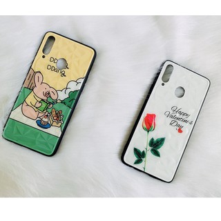 Ốp lưng samsung A20S vân kim cương cao cấp