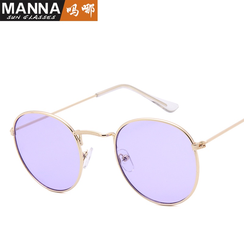 Kính Mát Tròng Tròn Nhiều Màu Mới