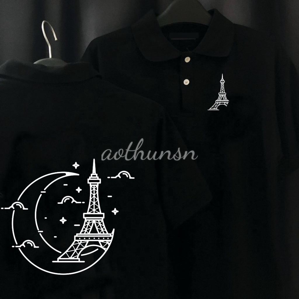 Áo thun cổ trụ cổ bâu polo THÁP