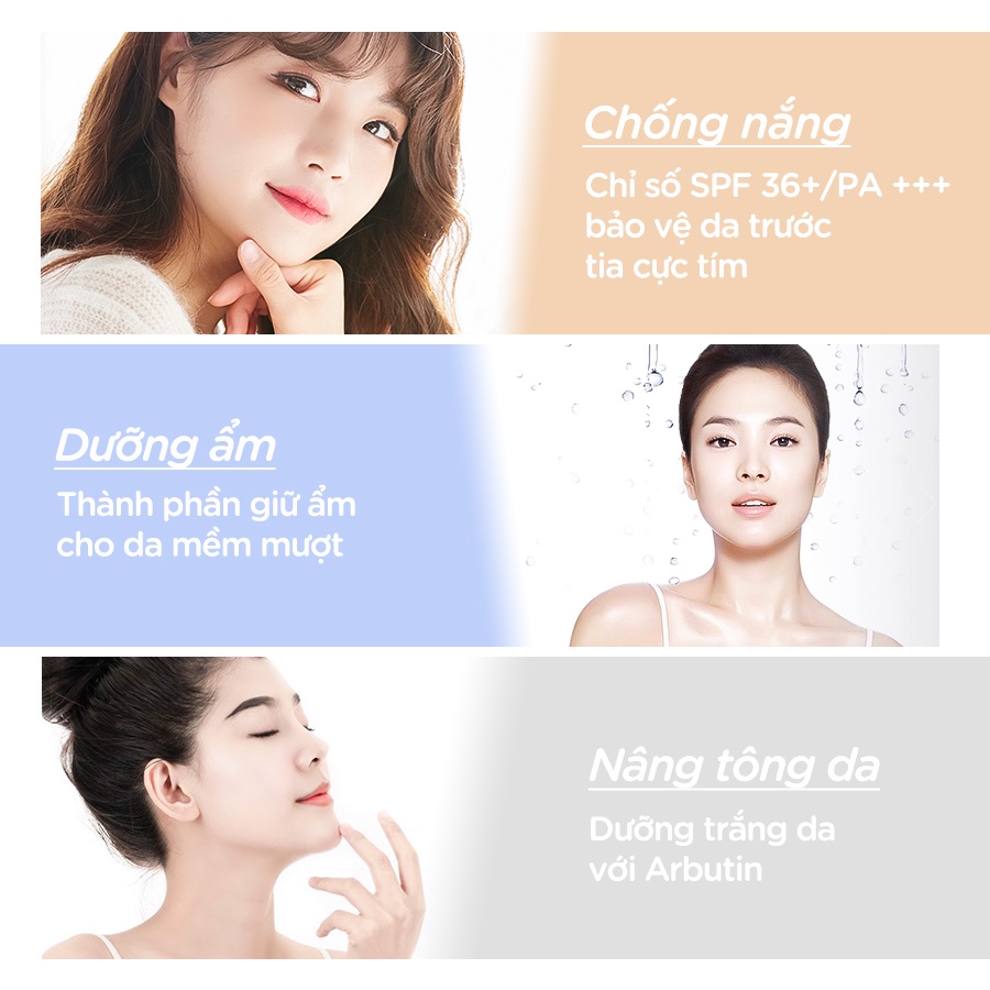 Kem Nền Che Khuyết Điểm Đa Năng Cao Cấp Vacci BB Cream