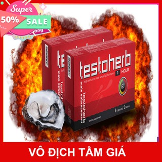 CHÍNH HÃNG TESTOHERB 1 HOUR VIÊN UỐNG TĂNG CƯỜNG SINH LÝ QUÝ ÔNG CỰC MẠNH THẦN TỐC TRONG VÒNG 1H
