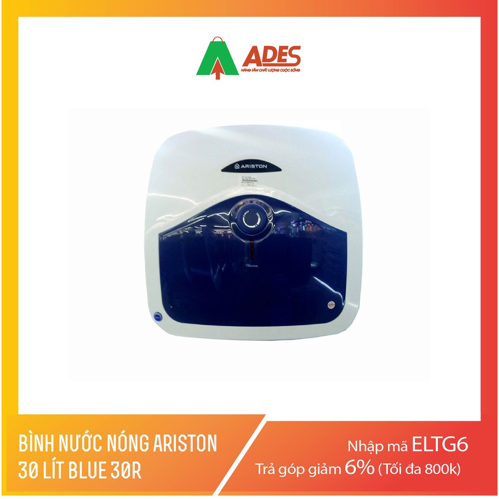 [Mã 154ELSALE2 giảm 7% đơn 300K] Bình nóng lạnh Ariston BLU 30R 2.5FE | Chính Hãng, Giá Rẻ