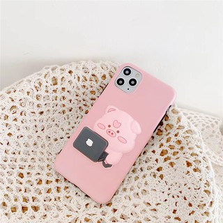 Ốp lưng iphone Lợn Hồng Nổi