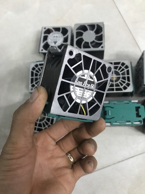 Quạt Dell delta,San ace 60 12v 1.5A , vuông 6cm có khung bảo vệ