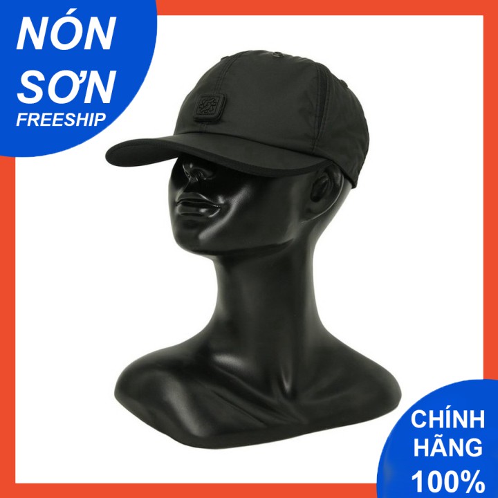 Mũ Lưỡi Trai Nón Sơn Đen Viền Đen Logo Vuông Vải Dù Chính Hãng Hàng Chuẩn Tem 7 Màu Thời Trang Cao Cấp Mới 2021