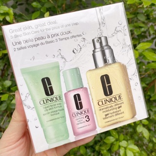 Bộ dưỡng da Clinique (3 món)
