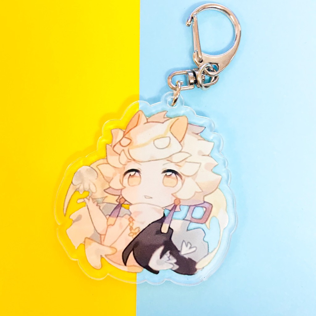 ( Mica trong acrylic ) Móc khóa SKY CHILDREN OF THE LIGHT VER VÀNG quà tặng xinh xắn dễ thương in hình anime chibi