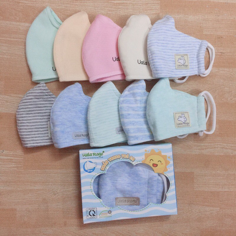 [Mã FAMAYFA2 giảm 10K đơn 50K] Khẩu trang UALA & ROGO sợi tre 4 lớp (2 chiếc /1 set ) | BigBuy360 - bigbuy360.vn