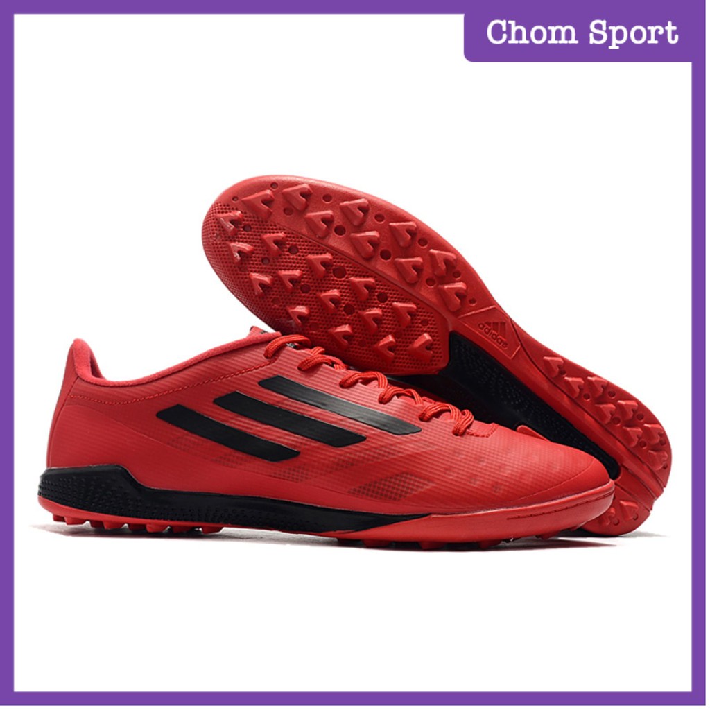 Giày Đá Bóng Sân Cỏ Nhân 𝗧𝗮̣𝗼 𝗧𝗙 𝗙𝟱𝟬 Đỏ Đã Khâu Bền Đẹp