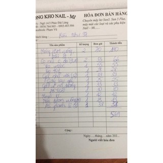 Combo phụ kiện, dụng cụ nail mi