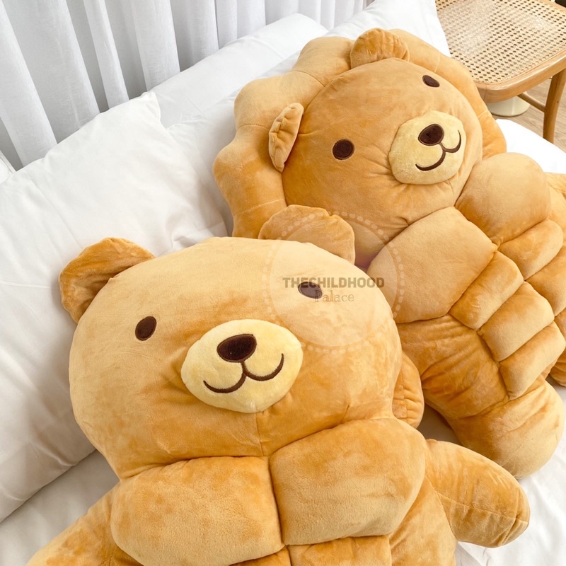 gấu bông sư tử & gấu cơ bắp