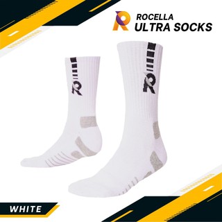Rocella Tất Siêu Mỏng Màu Trắng Thiết Kế Đơn Giản Hợp Thời Trang