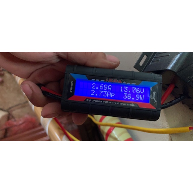 Watt Meter 150a Đồng Hồ Đo Công Suất DC Máy đo và phân tích độ chính xác cao FT08 RC 150A w