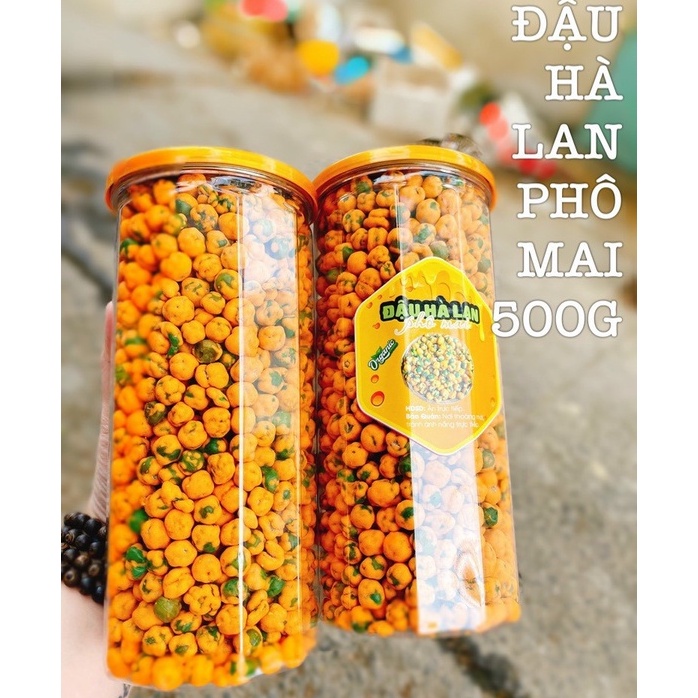 Đậu hà lan phô mai hũ 500gr