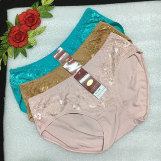 Set 10 Quần lót nữ thun lạnh phối ren cỡ trung, quần chíp nữ hàng việt Nam