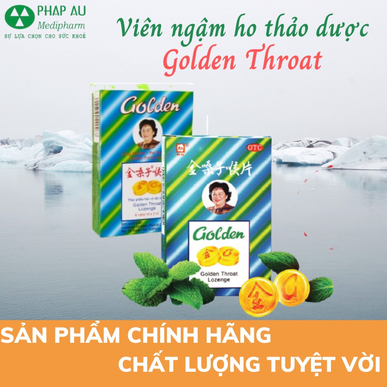 Giảm Ho, Long Đờm, Ngứa rát họng Thảo dược tự nhiên GOLDEN THROAT