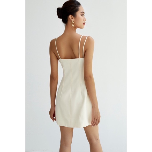 LALLA - Đầm vest hai dây dáng suông nữ
