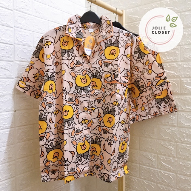 Bộ Ngủ Pijama Thái Lan Form Rộng Hình Gấu