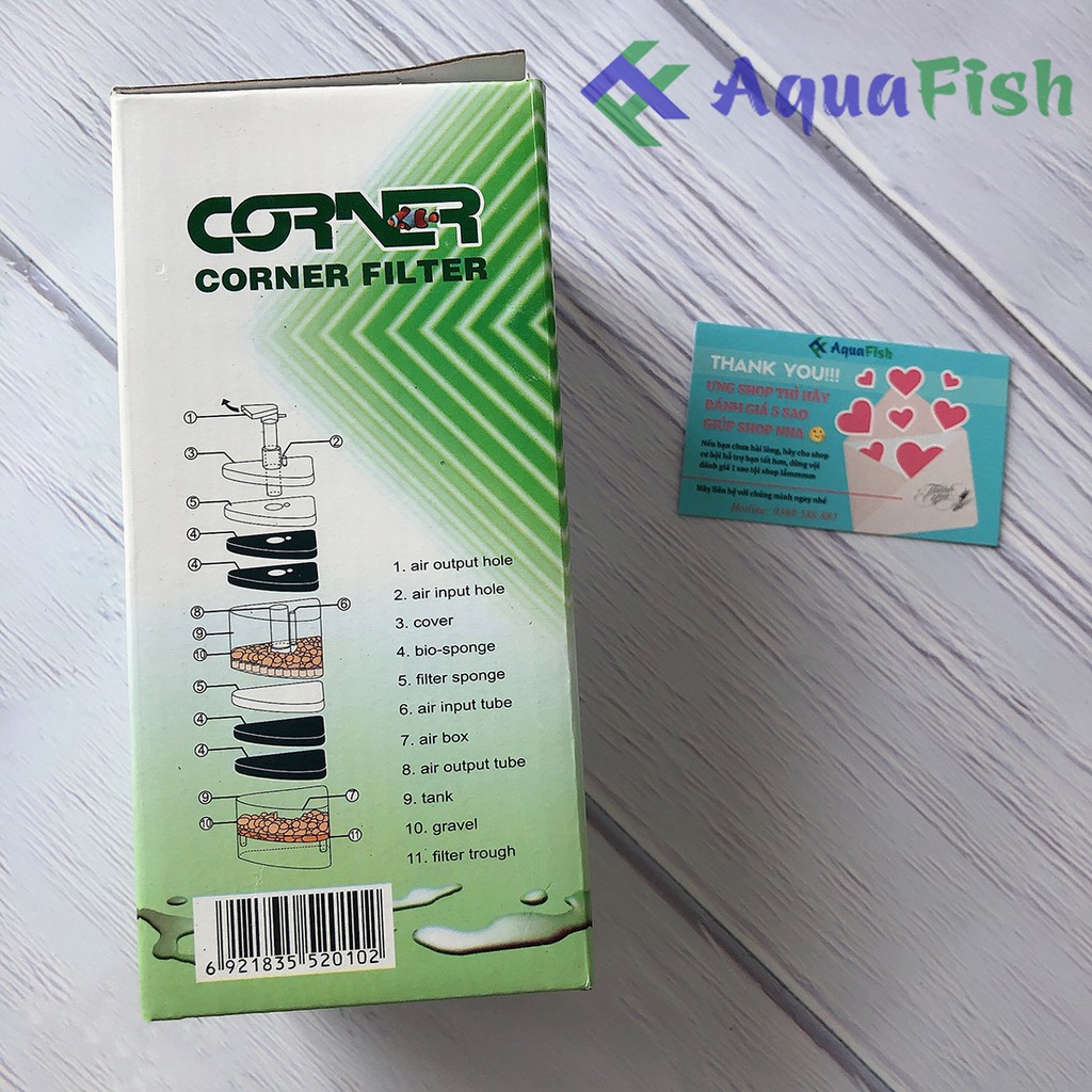 Lọc Vi Sinh XY 2010 Cho Bể Cá Cảnh (dụng cụ lọc chuyên dụng cho cá 7 màu)