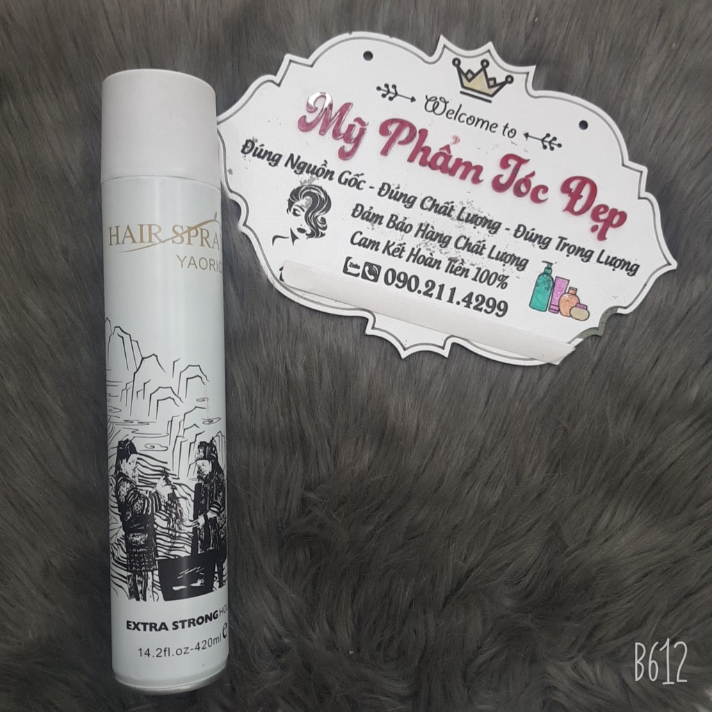 Gôm xịt tóc giúp tăng độ cứng, tạo kiểu và giữ nếp lâu cho mái tóc Hair spray
