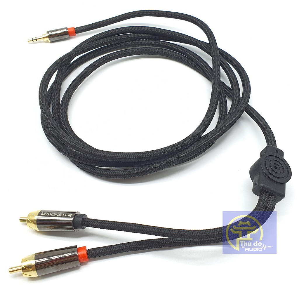 Cáp Audio 3.5 ra 2 AV/RCA Monster 1000A