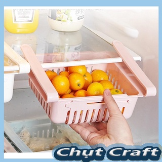 Giá để đồ tủ lạnh giữ đồ tươi, có thể kéo dài ra