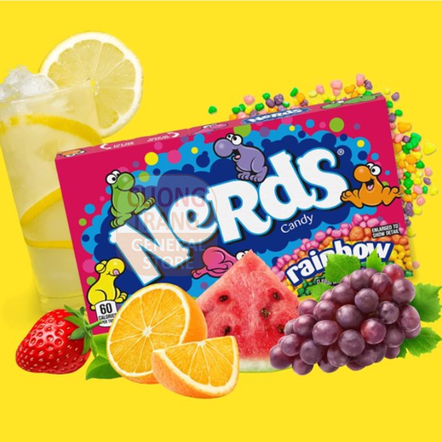 Kẹo Nerds Rainbow cầu vồng hộp 141.7g