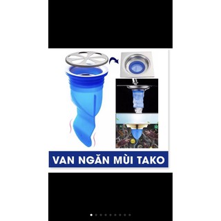 Van Ngăn Mùi Cống Nhà Tắm, Nhà Vệ Sinh Gồm Bộ Lõi SILICON + Nắp Đậy INOX Giữ Vệ Sinh Chống Côn Trùng Chất Lượng Cao