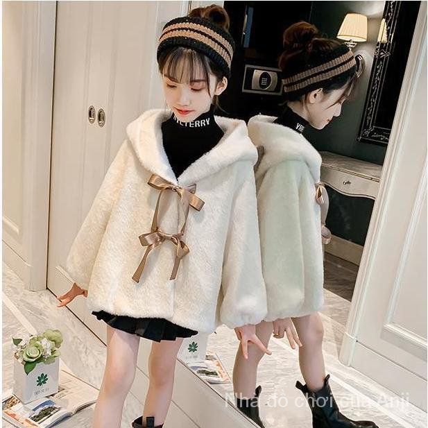 Autumn And Winter Thick Cotton Sheepskin Girl's Coat