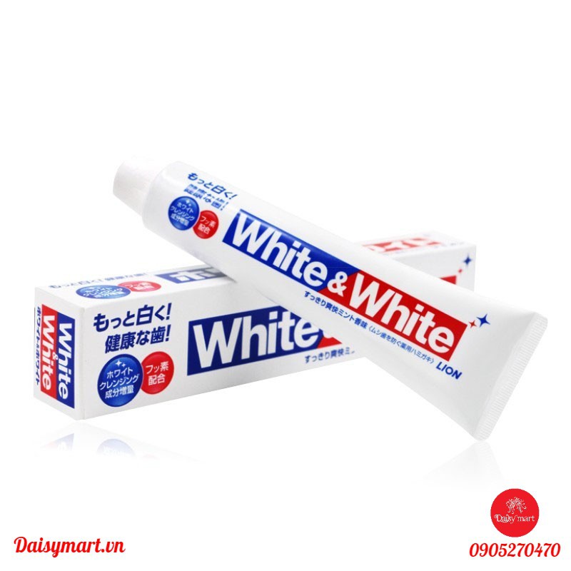 Kem đánh răng white and white của Nhật